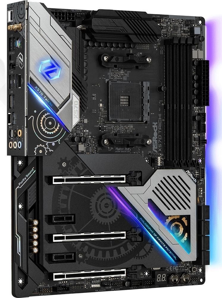 ASRock X570 Taichi hinta ja tiedot | Emolevyt | hobbyhall.fi