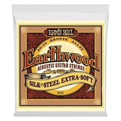Kitaran kielet Ernie Ball P02047 Earthwood Extra Light Bronze. hinta ja tiedot | Soittimien lisätarvikkeet | hobbyhall.fi