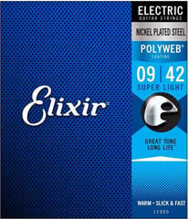 Kitarakielet Elixir 12000 Polyweb 9-42. hinta ja tiedot | Elixir Kodinkoneet ja kodinelektroniikka | hobbyhall.fi