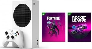 Microsoft Xbox Series S + Fortnite + Rocket League hinta ja tiedot | Pelikonsolit | hobbyhall.fi