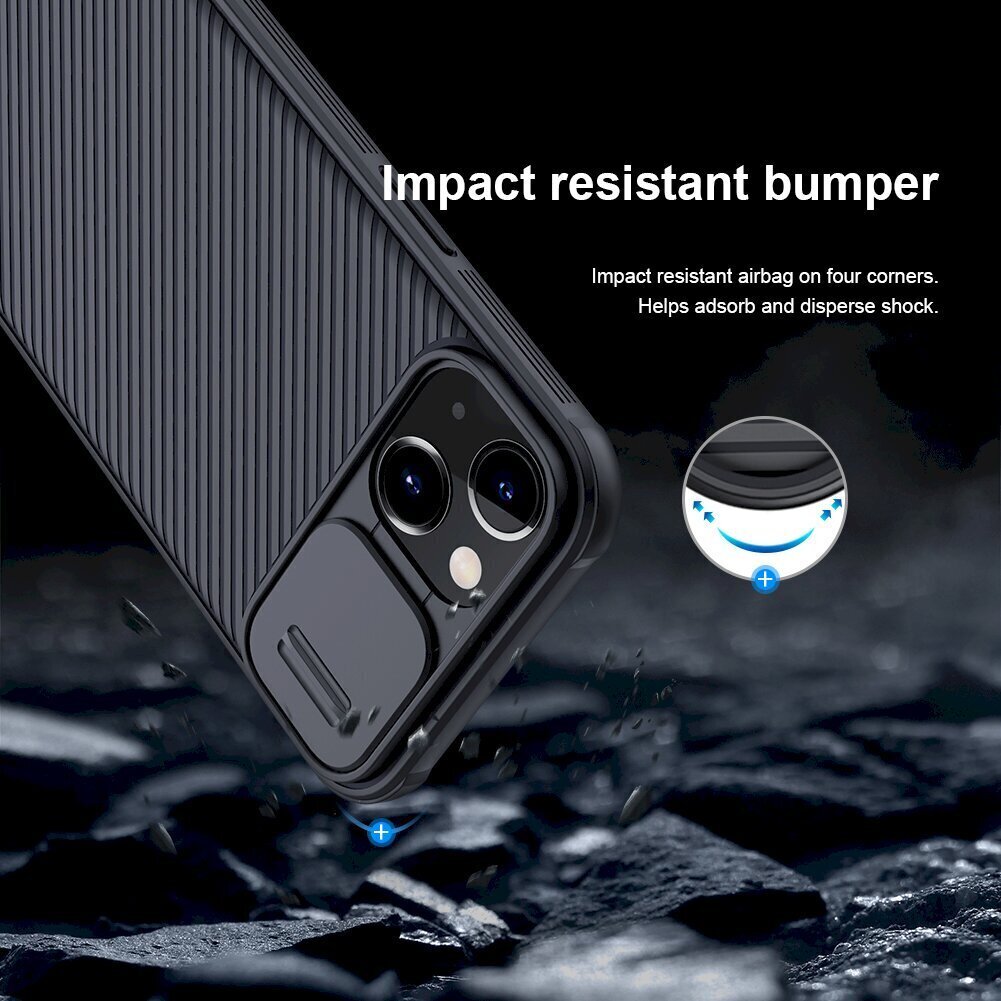 Nillkin CamShield Pro Magnetic Hard Case -suojakuori iPhone 13 sininen hinta ja tiedot | Puhelimen kuoret ja kotelot | hobbyhall.fi