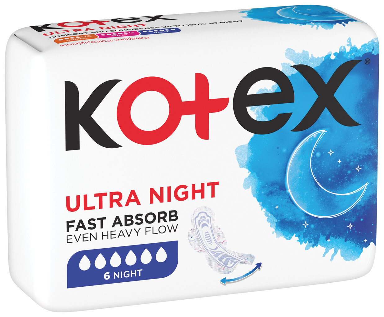 KOTEX Ultra hygieniaside Yön yli 6 kpl hinta ja tiedot | Tamponit ja terveyssiteet | hobbyhall.fi