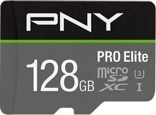 PNY microSD -kortti, 128 Gt hinta ja tiedot | PNY Technologies Europe Puhelimet, älylaitteet ja kamerat | hobbyhall.fi