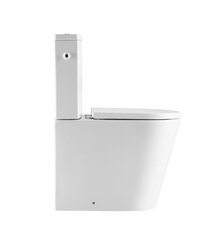 Swiss Aqua Technologies Brevis Rimfree - WC-istuin, hitaasti sulkeutuva kansi hinta ja tiedot | Swiss Aqua Kylpyhuone | hobbyhall.fi