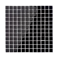 Basic Black -seinälaatat-mosaiikki, 30 x 30 cm Artens hinta ja tiedot | Seinälaatat | hobbyhall.fi