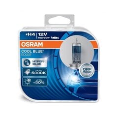 Osram auton polttimot, Cool Blue Boost H4 100 / 90 W, 12 V, P43T, 2 kpl hinta ja tiedot | Polttimot | hobbyhall.fi