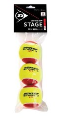 Ulkotennispallot Dunlop Stage hinta ja tiedot | Tennisvälineet | hobbyhall.fi