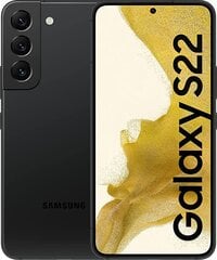 Samsung Galaxy S22 5G 8/128GB Black : SM-S901BZKD hinta ja tiedot | Matkapuhelimet | hobbyhall.fi