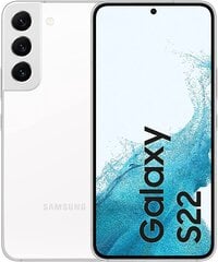 Samsung Galaxy S22 5G 8/128GB White : SM-S901BZWD hinta ja tiedot | Matkapuhelimet | hobbyhall.fi