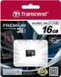 Transcend microSD 16 Gt.. hinta ja tiedot | Puhelimen muistikortit | hobbyhall.fi