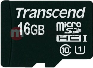 Transcend microSD 16 Gt.. hinta ja tiedot | Transcend Matkapuhelimet ja tarvikkeet | hobbyhall.fi
