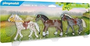 70683 Playmobil, 3 hevosta hinta ja tiedot | LEGOT ja rakennuslelut | hobbyhall.fi