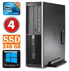 HP 8100 Elite SFF i5-650 4GB 240SSD DVD WIN10 hinta ja tiedot | Pöytätietokoneet | hobbyhall.fi