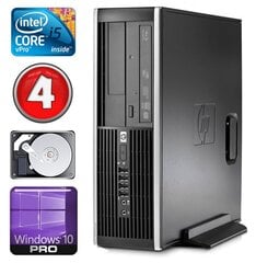 HP 8100 Elite SFF i5-650 4GB 250GB DVD WIN10Pro hinta ja tiedot | Pöytätietokoneet | hobbyhall.fi