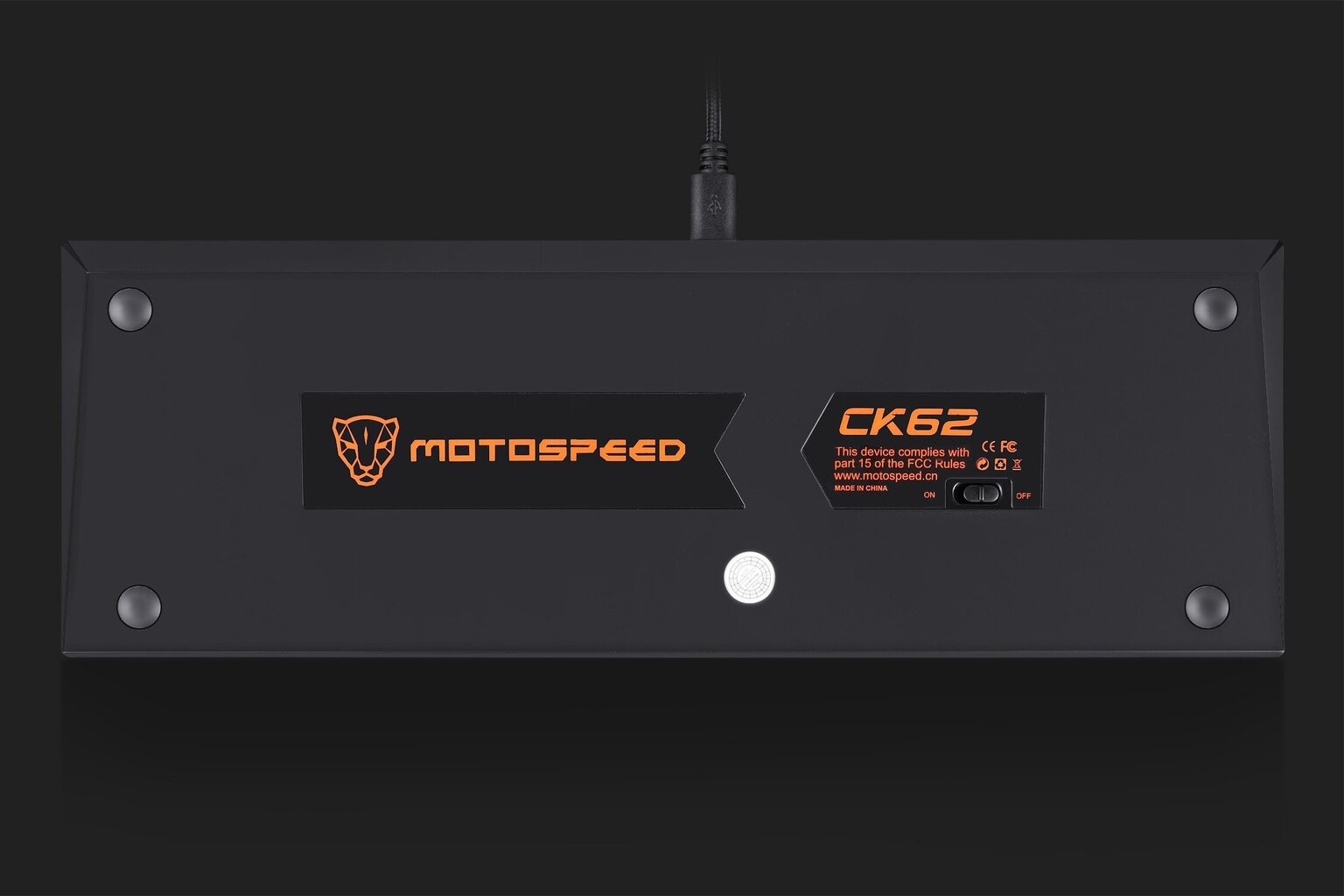 Näppäimistö Motospeed CK62 musta langaton 60 % RGB-valaistuksella hinta ja tiedot | Näppäimistöt | hobbyhall.fi