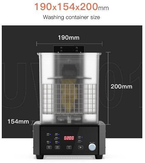 Creality UW-01 Washing&Curing, resin prints hinta ja tiedot | Älylaitteiden lisätarvikkeet | hobbyhall.fi