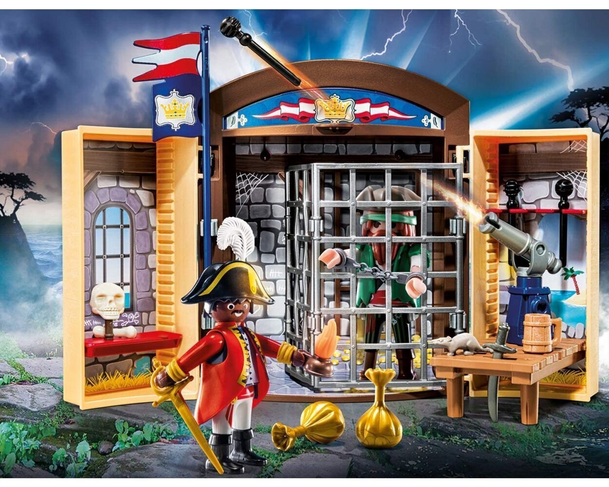 70506 Playmobil, Play Box Pirate Adventure hinta ja tiedot | LEGOT ja rakennuslelut | hobbyhall.fi