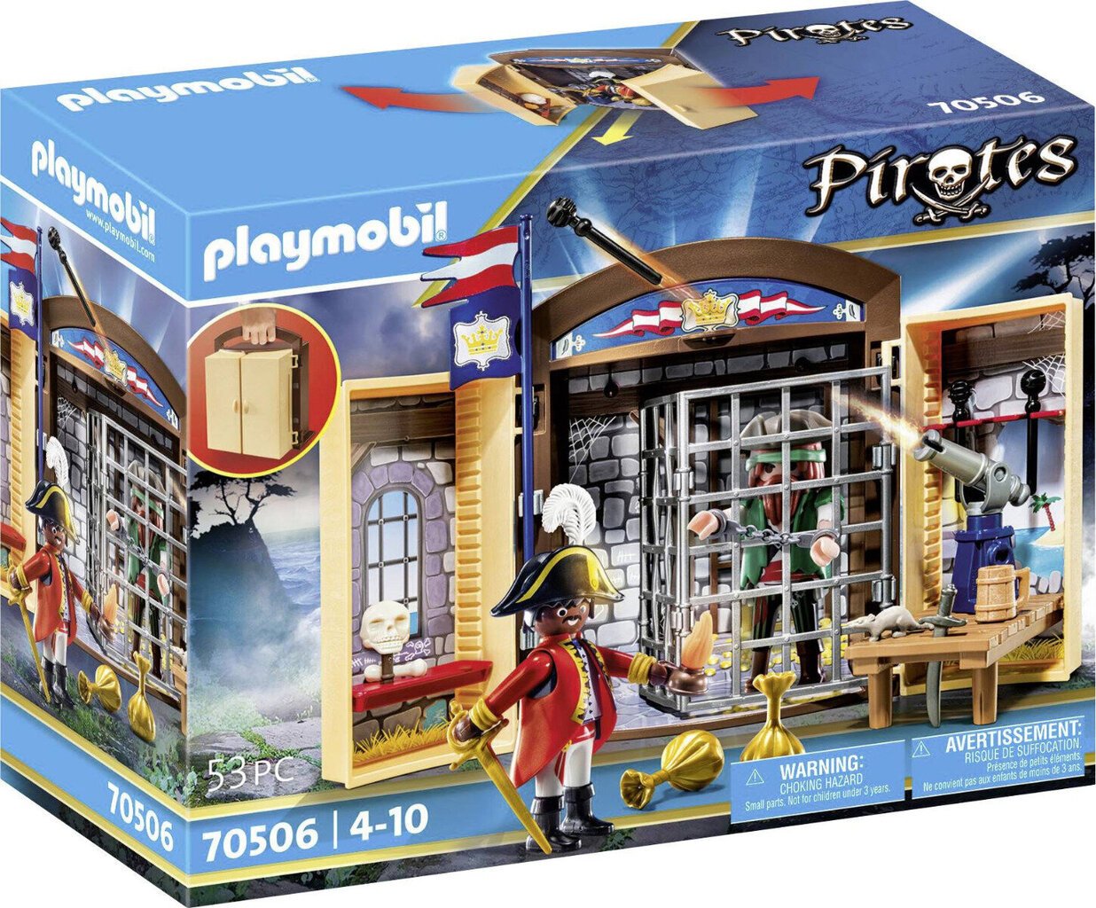 70506 Playmobil, Play Box Pirate Adventure hinta ja tiedot | LEGOT ja rakennuslelut | hobbyhall.fi