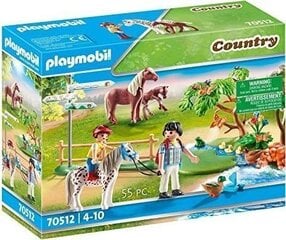 70512 Playmobil, onnellisten ponien puutarha hinta ja tiedot | LEGOT ja rakennuslelut | hobbyhall.fi