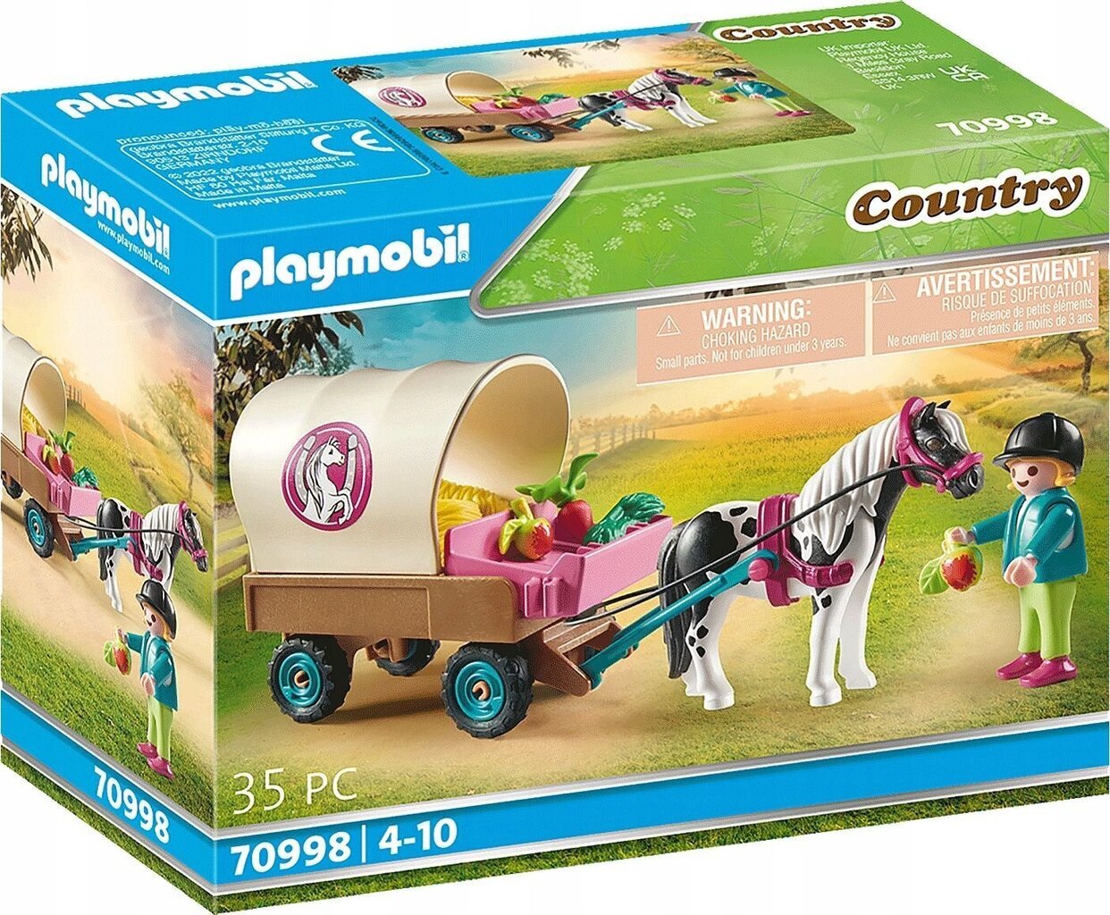 70998 Playmobil, ponikärry hinta ja tiedot | LEGOT ja rakennuslelut | hobbyhall.fi