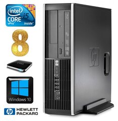 HP 8100 Elite SFF i5-650 8GB 1TB DVD WIN10 hinta ja tiedot | Pöytätietokoneet | hobbyhall.fi