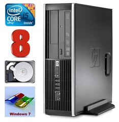 HP 8100 Elite SFF i5-650 8GB 250GB DVD WIN7Pro hinta ja tiedot | Pöytätietokoneet | hobbyhall.fi