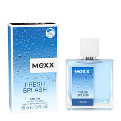 Mexx Fresh Splash EDT miehelle 50 ml, 50 ml hinta ja tiedot | Miesten hajuvedet | hobbyhall.fi