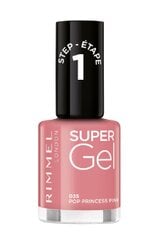 Rimmel Super Gel kynsilakka 12 ml, 035 Pop Princess Pink hinta ja tiedot | Kynsilakat ja kynsienhoitotuotteet | hobbyhall.fi