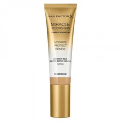 Max Factor Miracle Second Skin meikkituote 30 ml, 04 Light Medium, 05 Medium hinta ja tiedot | Max Factor Hajuvedet ja kosmetiikka | hobbyhall.fi