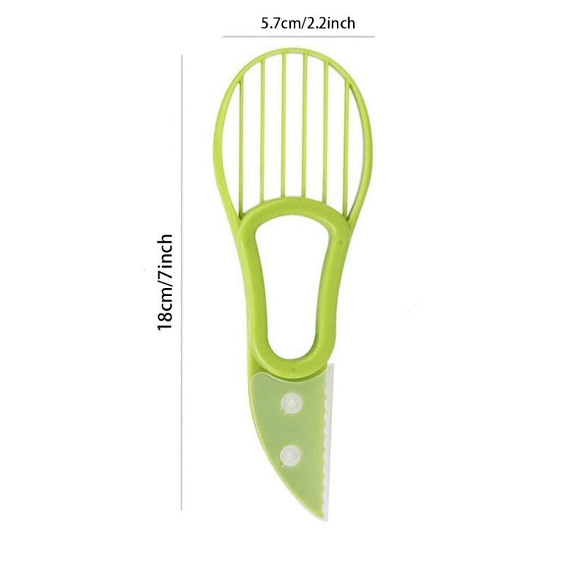 1kpl 3in1 Avocado Cutter, Creative Avocado Kuorija, Avocado Juicer, Avocado Purkki, Monitoiminen avokadokuorija hinta ja tiedot | Keittiövälineet | hobbyhall.fi