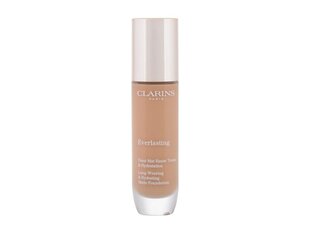 Clarins Everlasting Foundation meikkivoide 30 ml, 108,3N Organza, 112.5W hinta ja tiedot | Meikkivoiteet ja puuterit | hobbyhall.fi