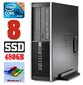 HP 8100 Elite SFF i5-650 8GB 480SSD DVD WIN7Pro hinta ja tiedot | Pöytätietokoneet | hobbyhall.fi