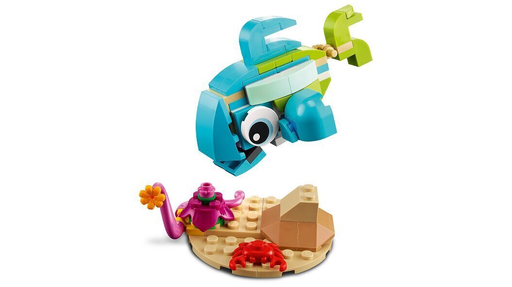 31128 LEGO® Creator delfiini ja kilpikonna hinta ja tiedot | LEGOT ja rakennuslelut | hobbyhall.fi