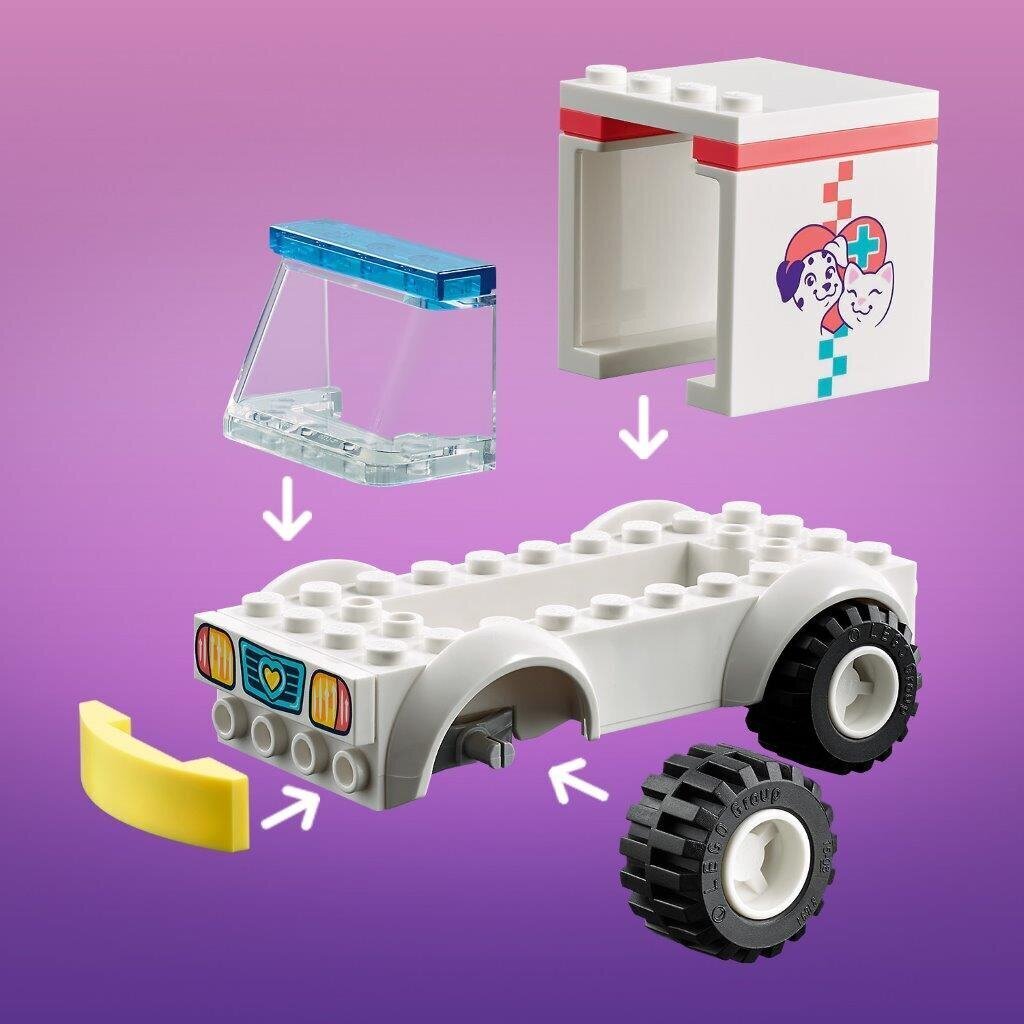 41694 LEGO® Friends Eläinsairaalan ambulanssi hinta ja tiedot | LEGOT ja rakennuslelut | hobbyhall.fi