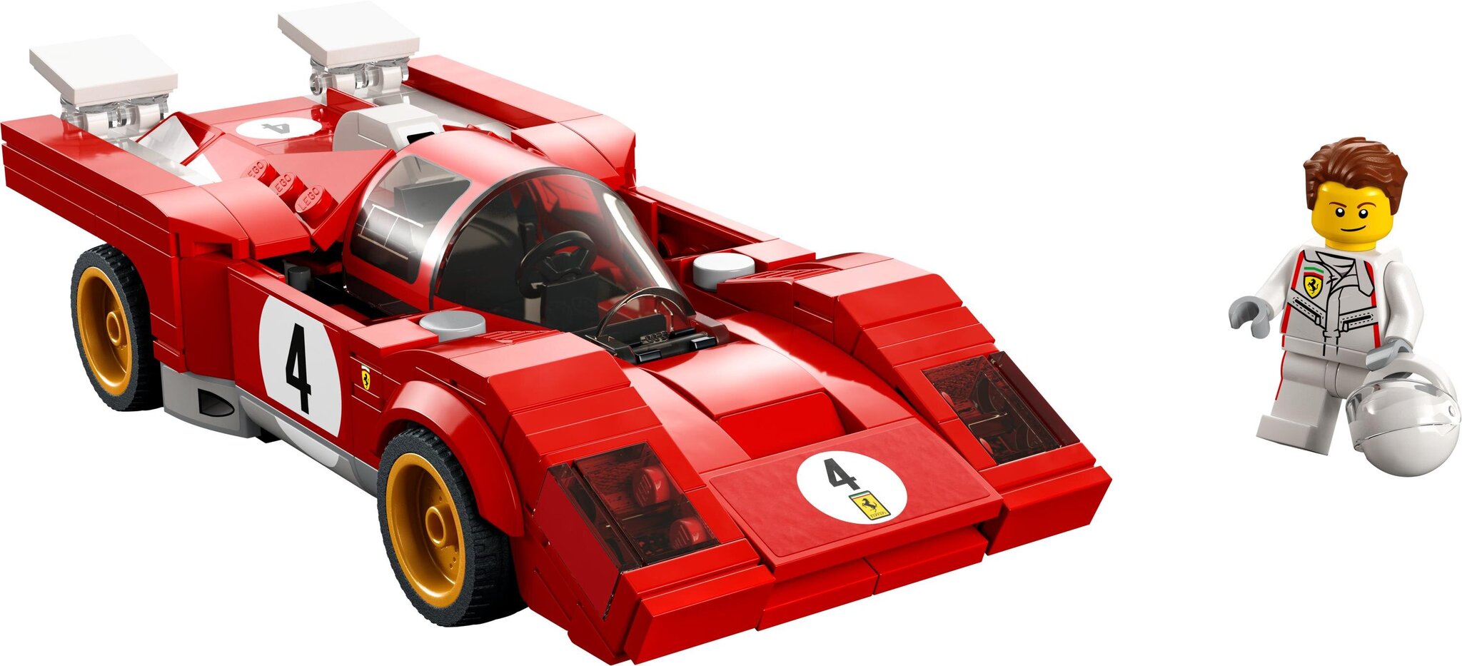 76906 LEGO® Speed Champions 1970 Ferrari 512 M hinta ja tiedot | LEGOT ja rakennuslelut | hobbyhall.fi