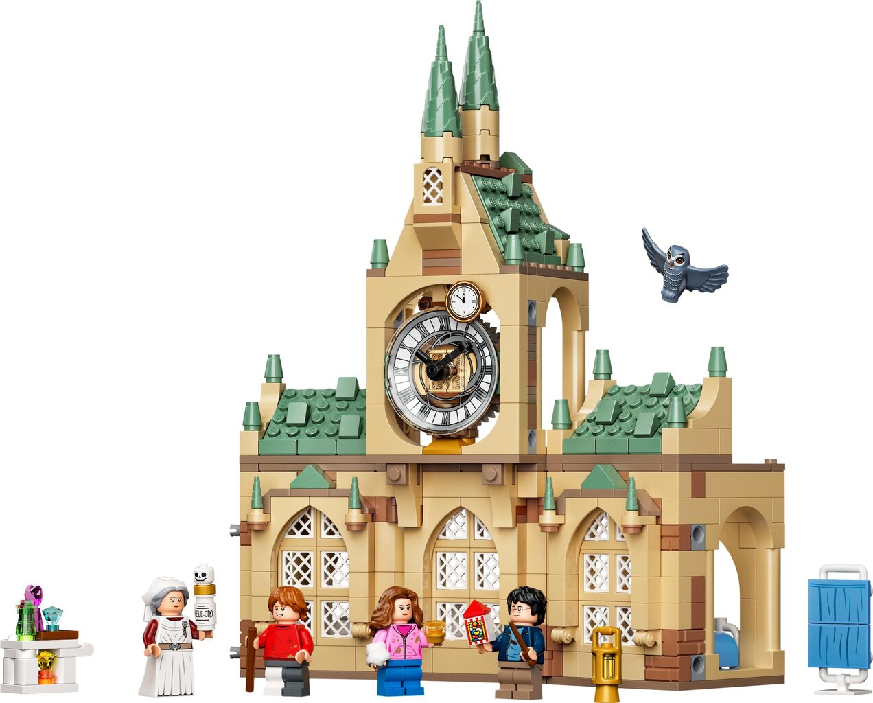 76398 LEGO® Harry Potter Tylypahkan sairaalasiipi hinta ja tiedot | LEGOT ja rakennuslelut | hobbyhall.fi