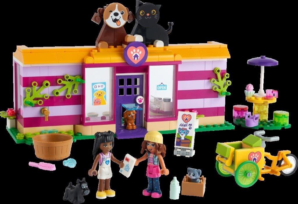 41699 LEGO® Friends Eläinten turvapaikka kahvila hinta ja tiedot | LEGOT ja rakennuslelut | hobbyhall.fi