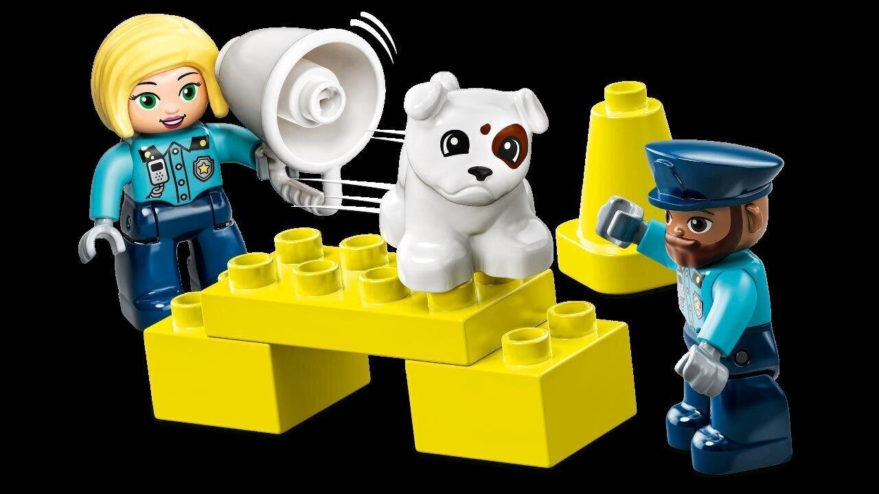 10959 LEGO® DUPLO kaupungin poliisilaitos ja helikopteri hinta ja tiedot | LEGOT ja rakennuslelut | hobbyhall.fi