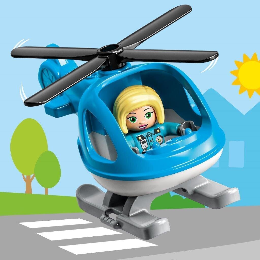 10959 LEGO® DUPLO kaupungin poliisilaitos ja helikopteri hinta ja tiedot | LEGOT ja rakennuslelut | hobbyhall.fi