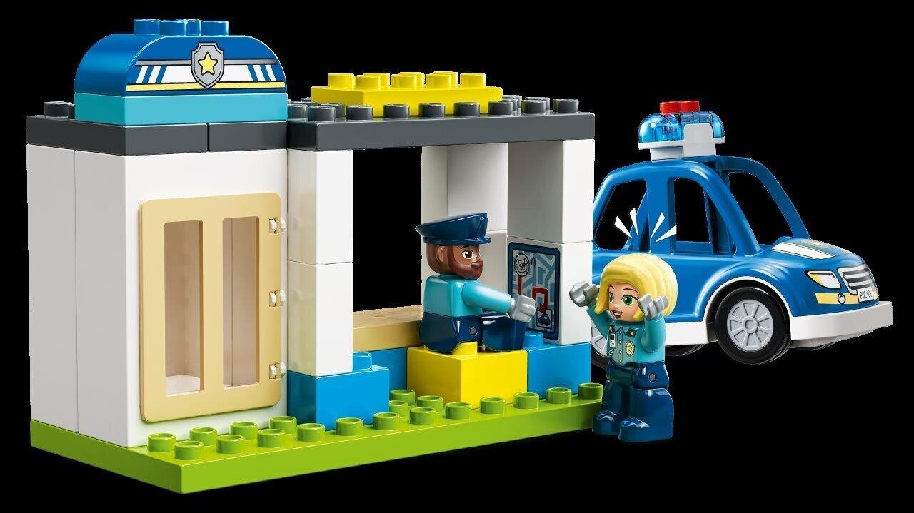 10959 LEGO® DUPLO kaupungin poliisilaitos ja helikopteri hinta ja tiedot | LEGOT ja rakennuslelut | hobbyhall.fi