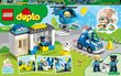 10959 LEGO® DUPLO kaupungin poliisilaitos ja helikopteri hinta ja tiedot | LEGOT ja rakennuslelut | hobbyhall.fi