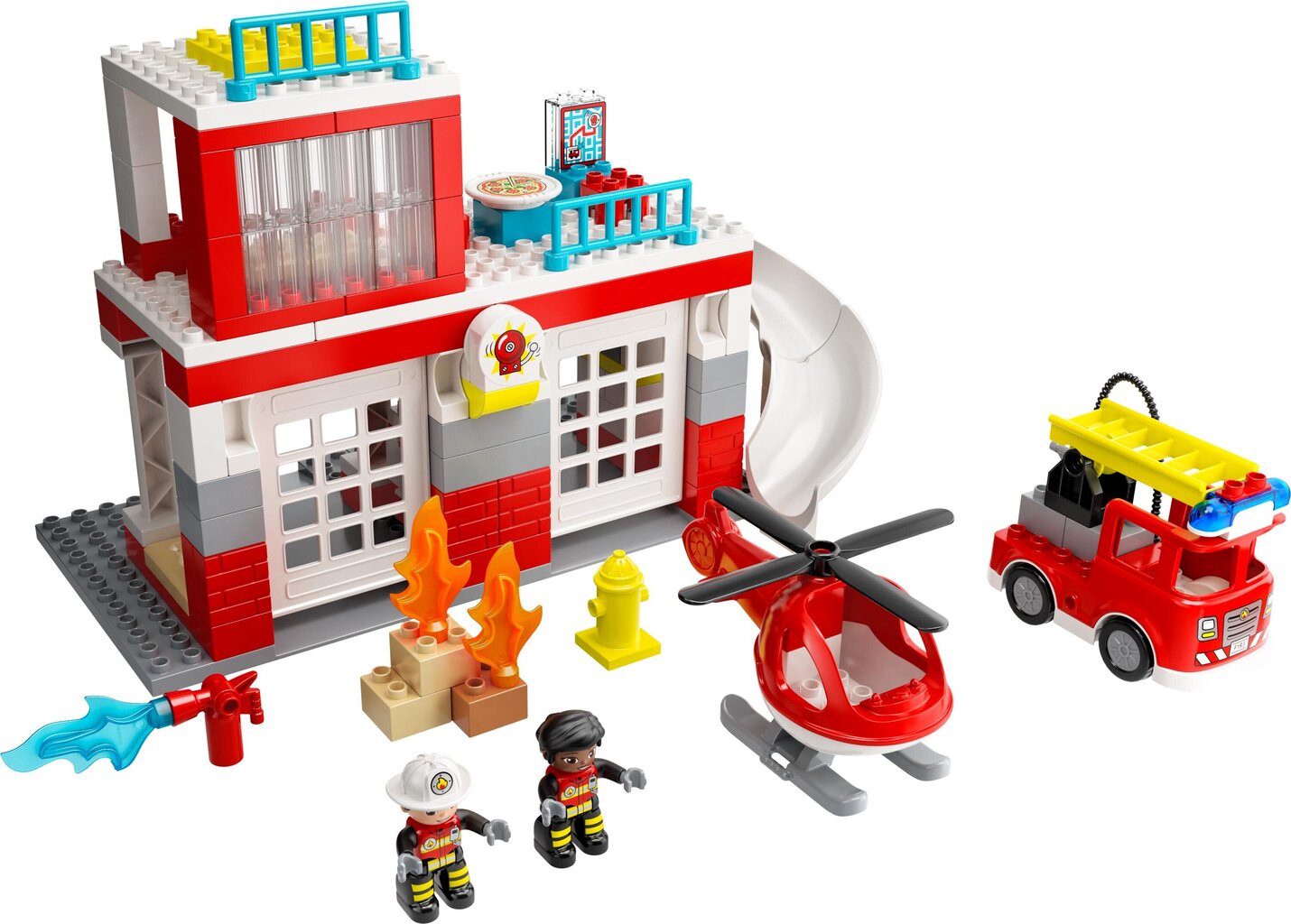 10970 LEGO® DUPLO® Kaupungin paloasema ja helikopteri hinta ja tiedot | LEGOT ja rakennuslelut | hobbyhall.fi