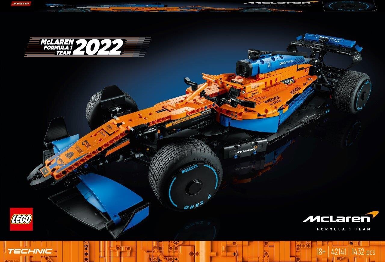 42141 LEGO® Technic McLaren Formula 1™ ‑kilpa-auto hinta ja tiedot | LEGOT ja rakennuslelut | hobbyhall.fi