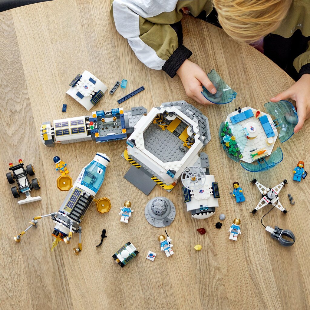 60350 LEGO® City Space Port Moon -tutkimusasema hinta ja tiedot | LEGOT ja rakennuslelut | hobbyhall.fi