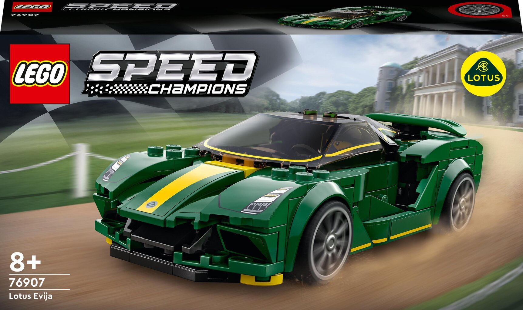 76907 LEGO® Speed Champions Lotus Evija hinta ja tiedot | LEGOT ja rakennuslelut | hobbyhall.fi