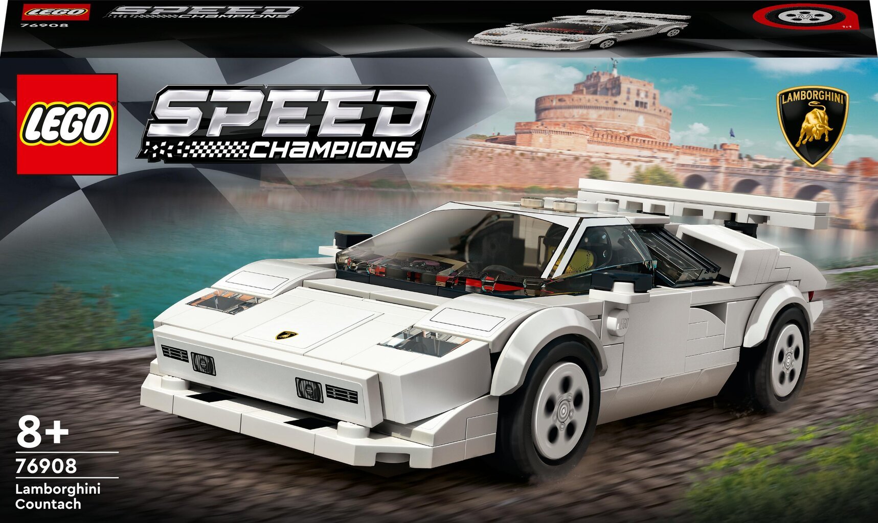 76908 LEGO® Speed Champions Lamborghini Countach hinta ja tiedot | LEGOT ja rakennuslelut | hobbyhall.fi