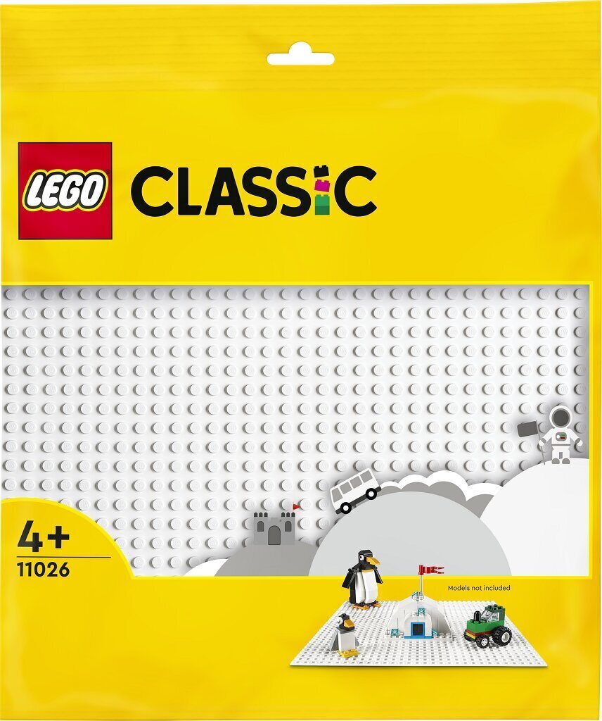 11026 LEGO® Classic Valkoinen Pohjalevy hinta ja tiedot | LEGOT ja rakennuslelut | hobbyhall.fi