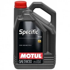 MOTUL SPECIFIC Ford 913D 5W30 öljy, 5L hinta ja tiedot | Moottoriöljyt | hobbyhall.fi