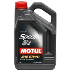 MOTUL SPECIFIC 505 01-502 00 öljy, 5L hinta ja tiedot | Motul Voiteluaineet | hobbyhall.fi