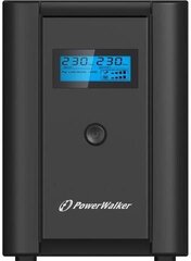 PowerWalker VI 2200 LCD hinta ja tiedot | UPS-laitteet | hobbyhall.fi